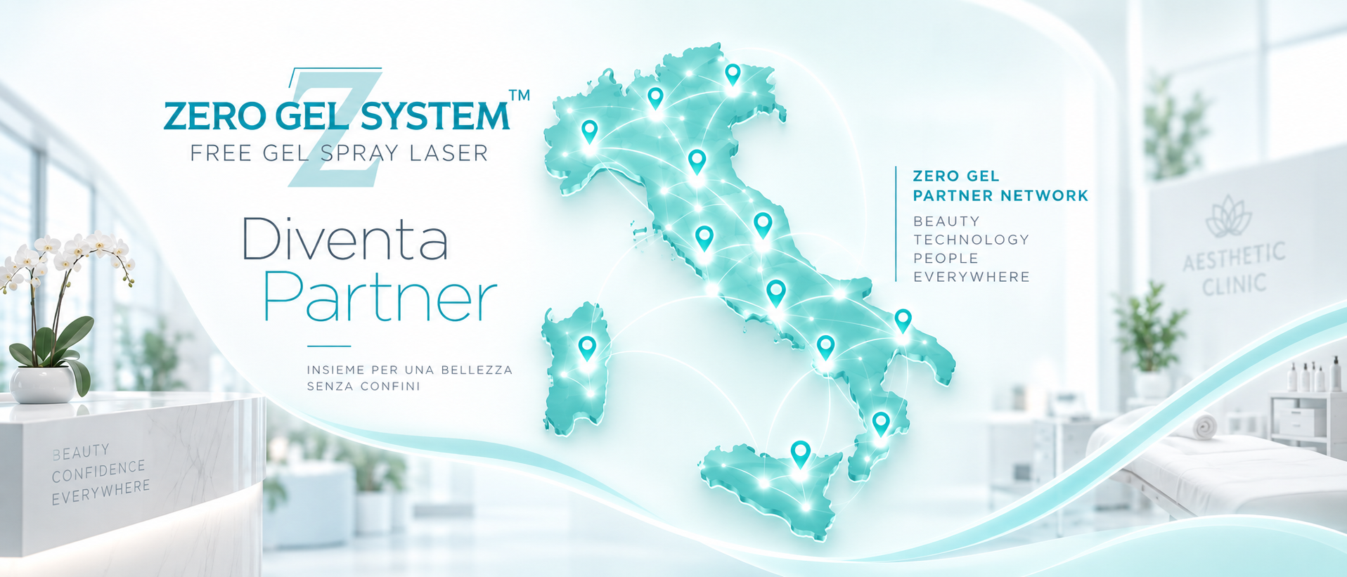 Rete Partner Zero Gel System in Italia